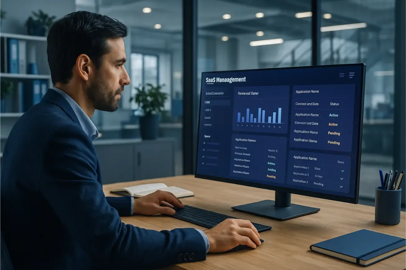 DSI suivant les échéances de renouvellement sur un écran de gestion SaaS