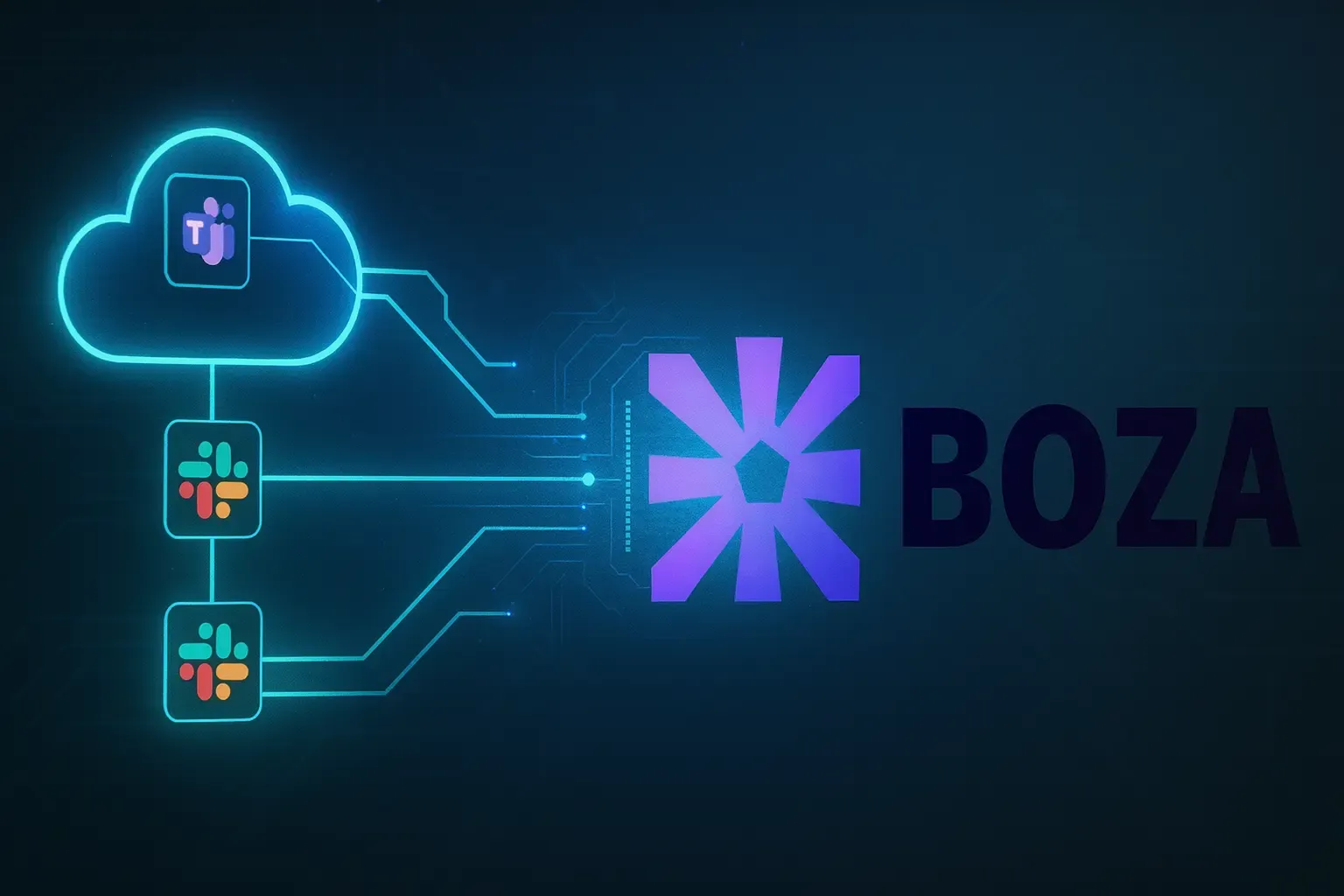 Applications SaaS reliées à la plateforme Boza