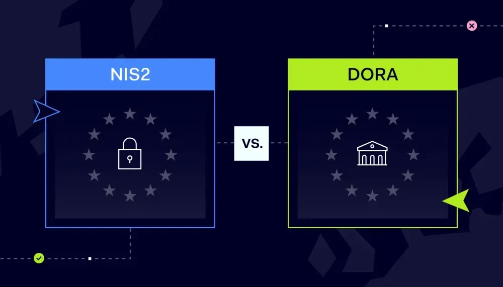 Comparaison visuelle des réglementations NIS2 et DORA