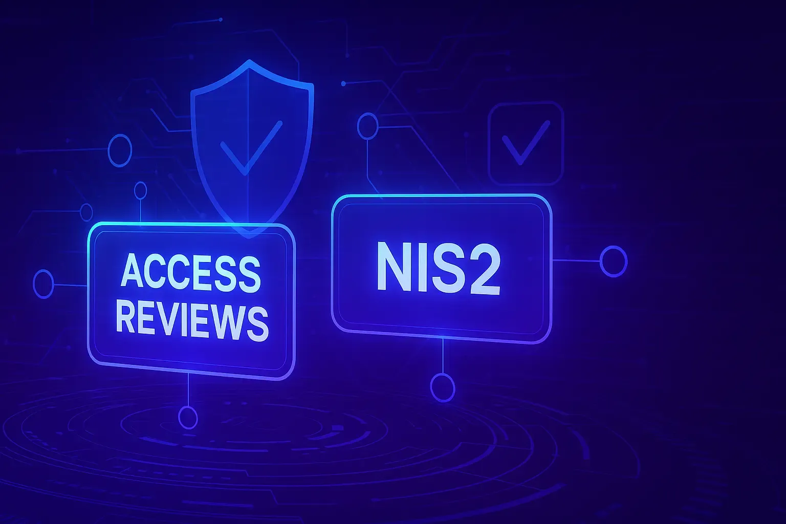 Visuel associant revues des accès et directive NIS2